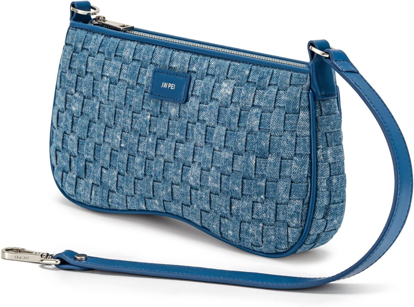 imageJW PEI Womens Eva Shoulder HandbagDenim Weave