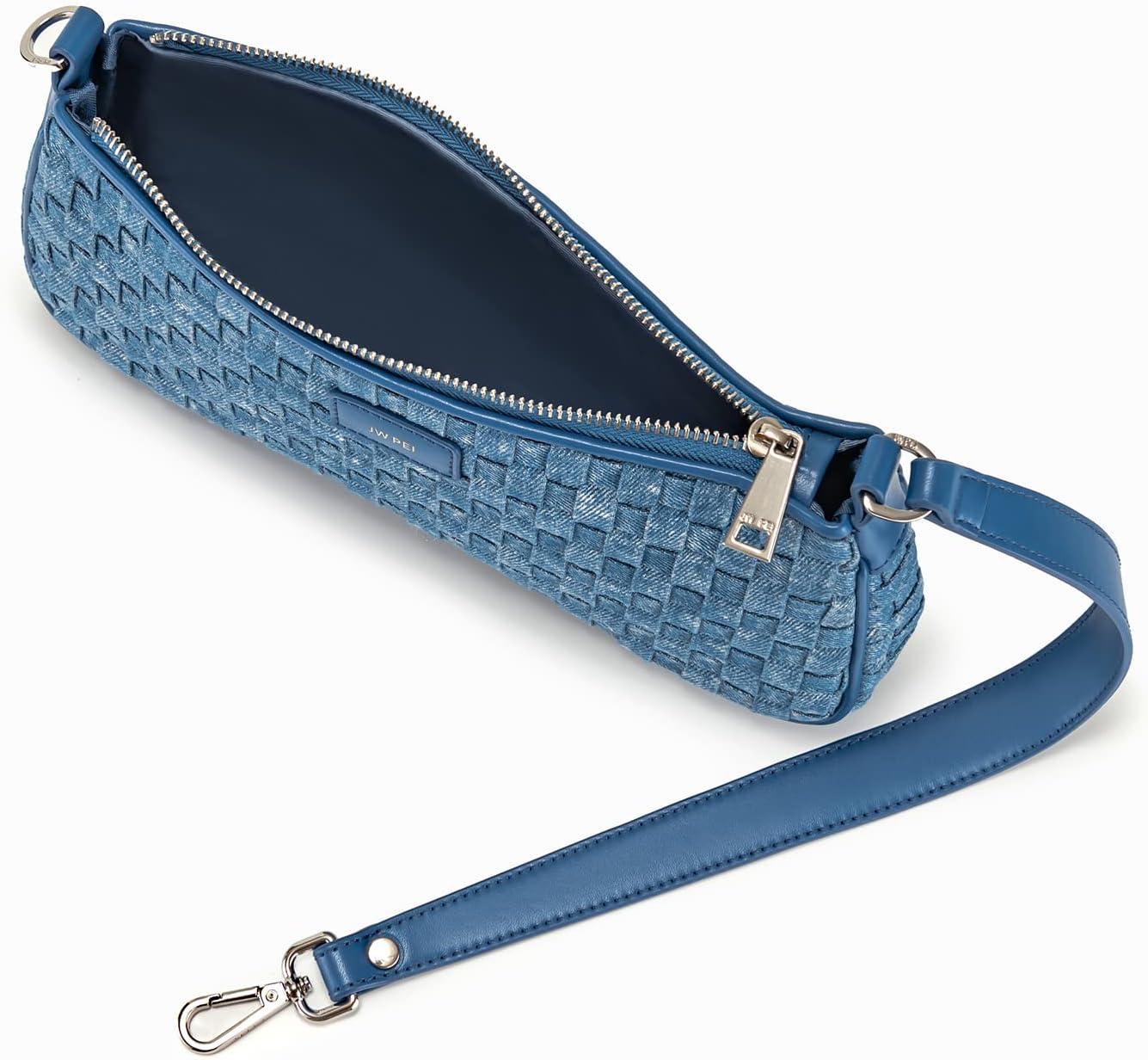 imageJW PEI Womens Eva Shoulder HandbagDenim Weave