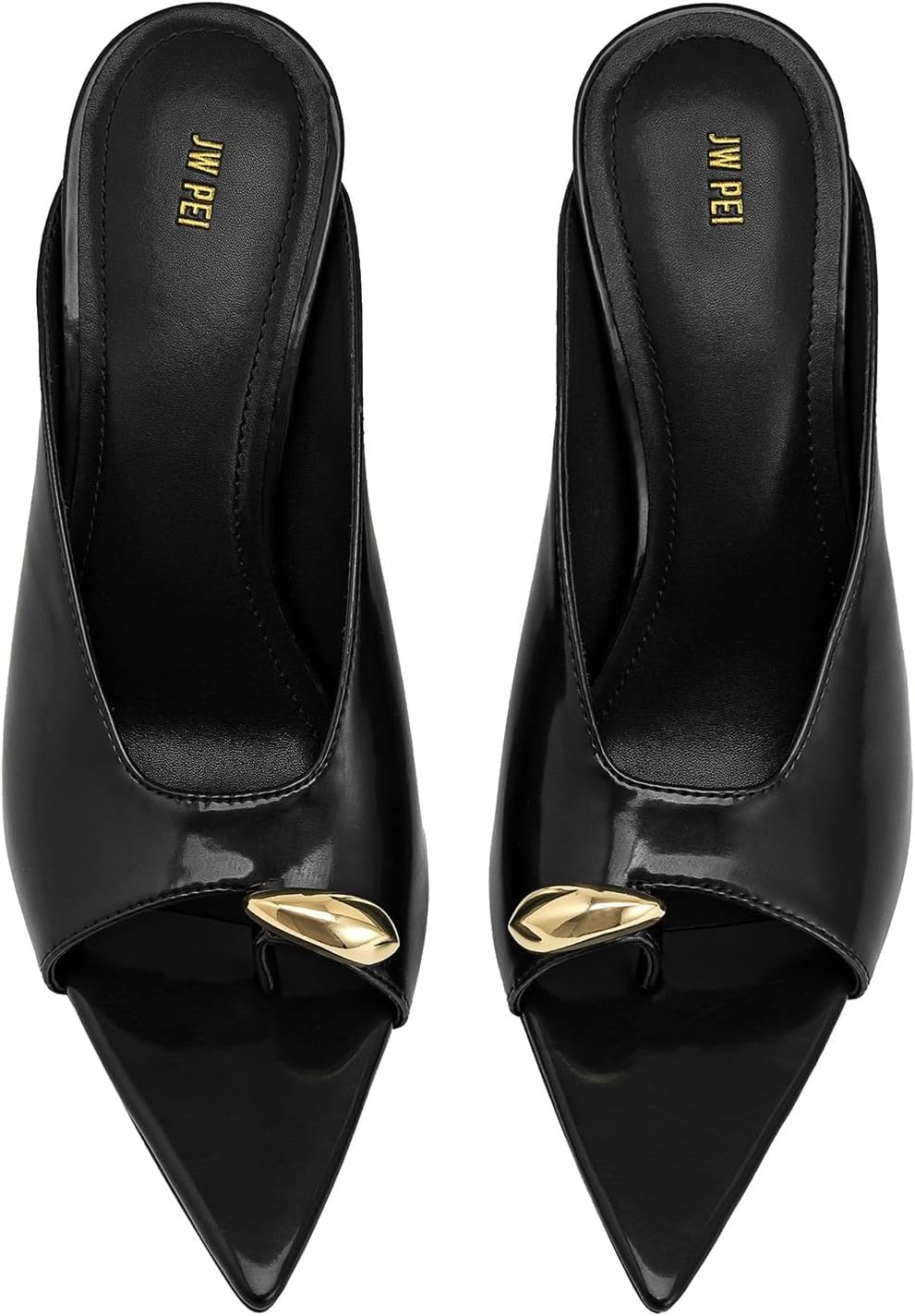 image:imageJW PEI Womens Noemi PointedToe Mesh Mule HeelsBlack