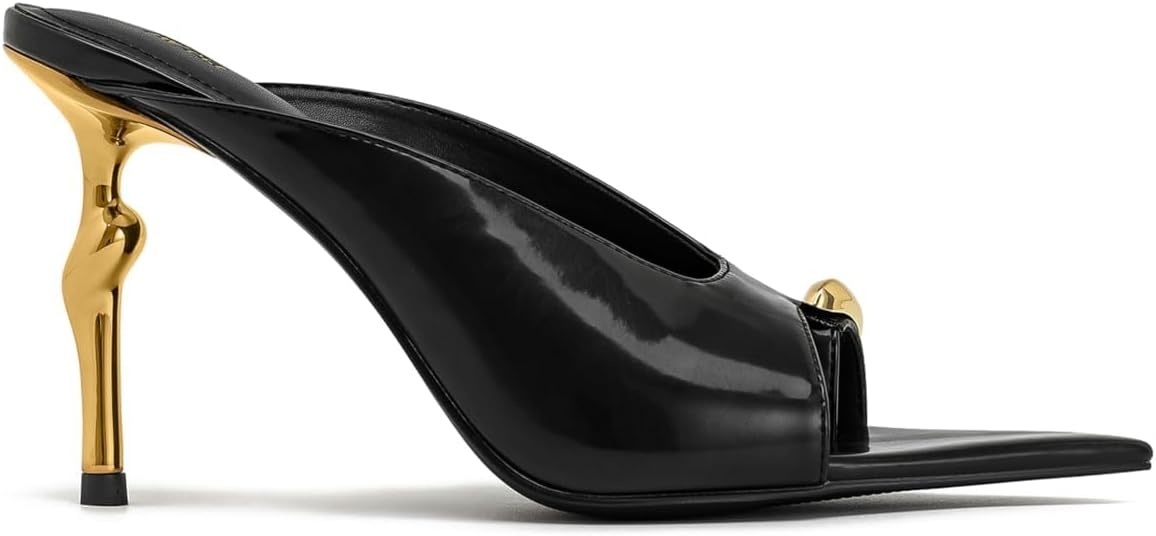 image:imageJW PEI Womens Noemi PointedToe Mesh Mule HeelsBlack