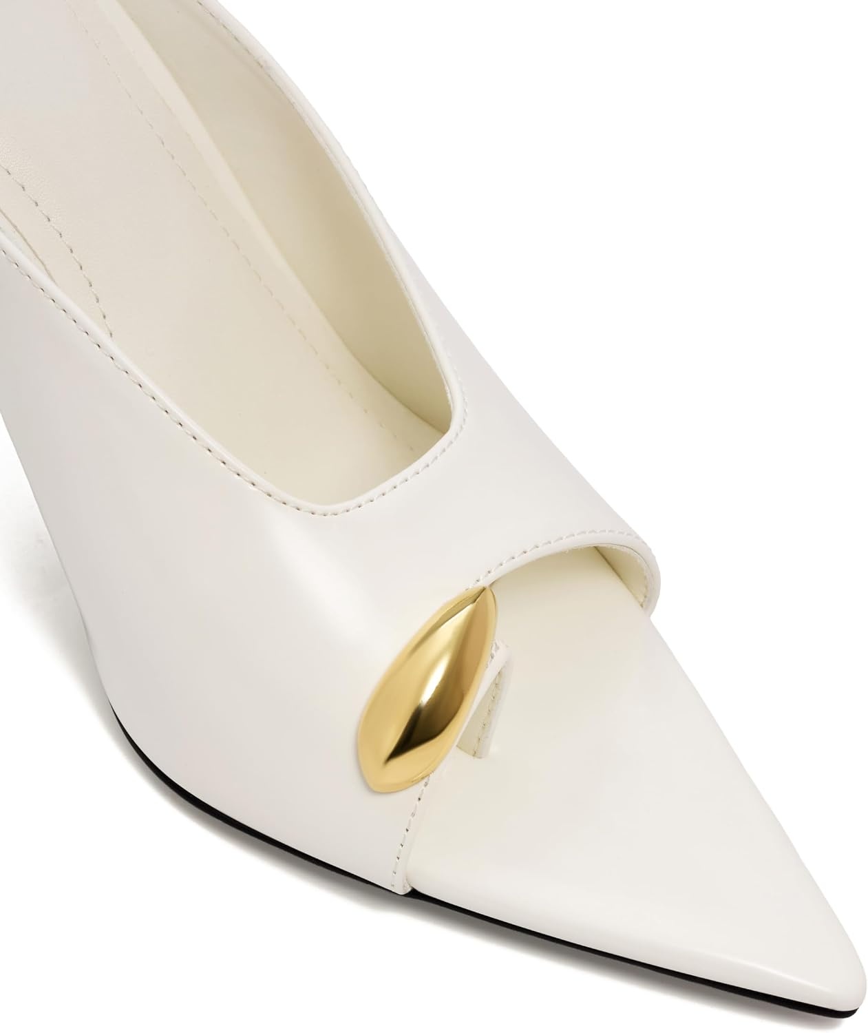 image:imageJW PEI Womens Noemi PointedToe Mesh Mule HeelsWhite
