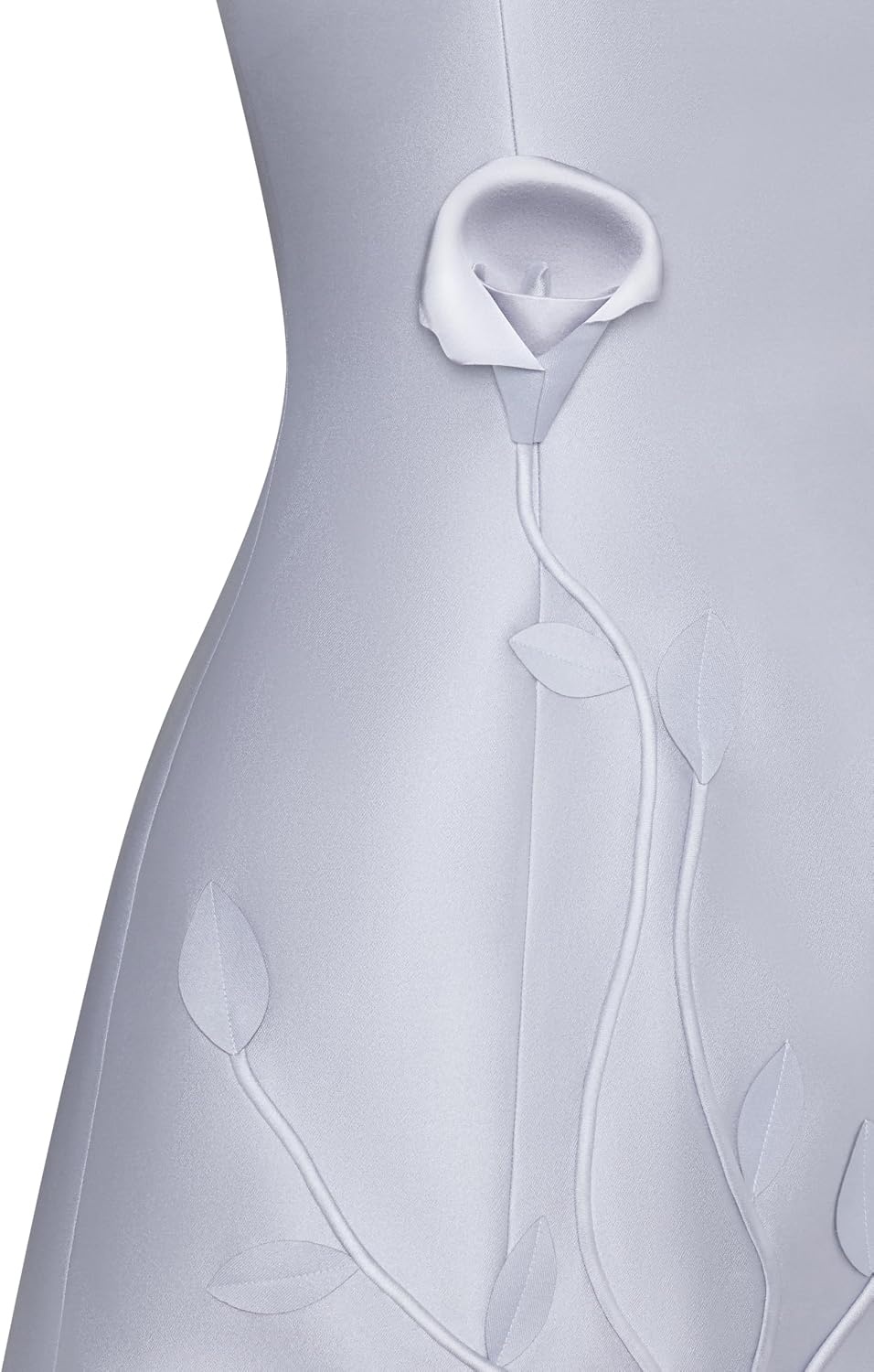 image:imageJW PEI Womens 3D Vine Floral Strapless Mini DressBlue