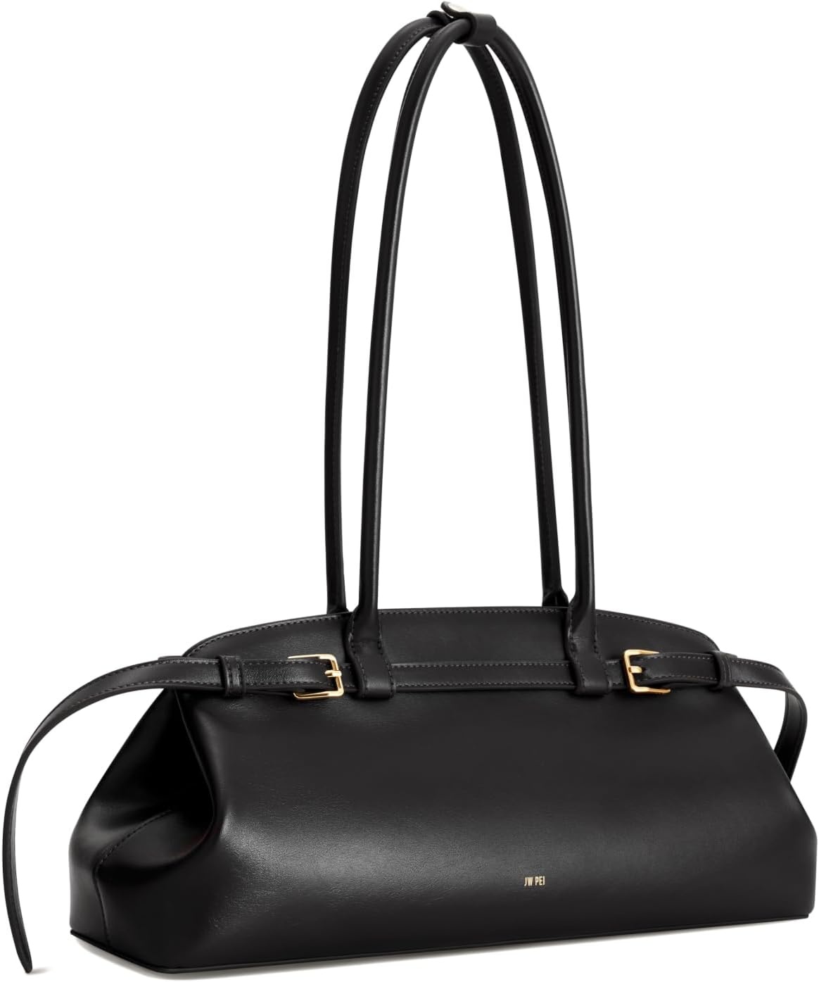 image:imageJW PEI Womens Arden Belt Detail EastWest Shoulder BagBlack