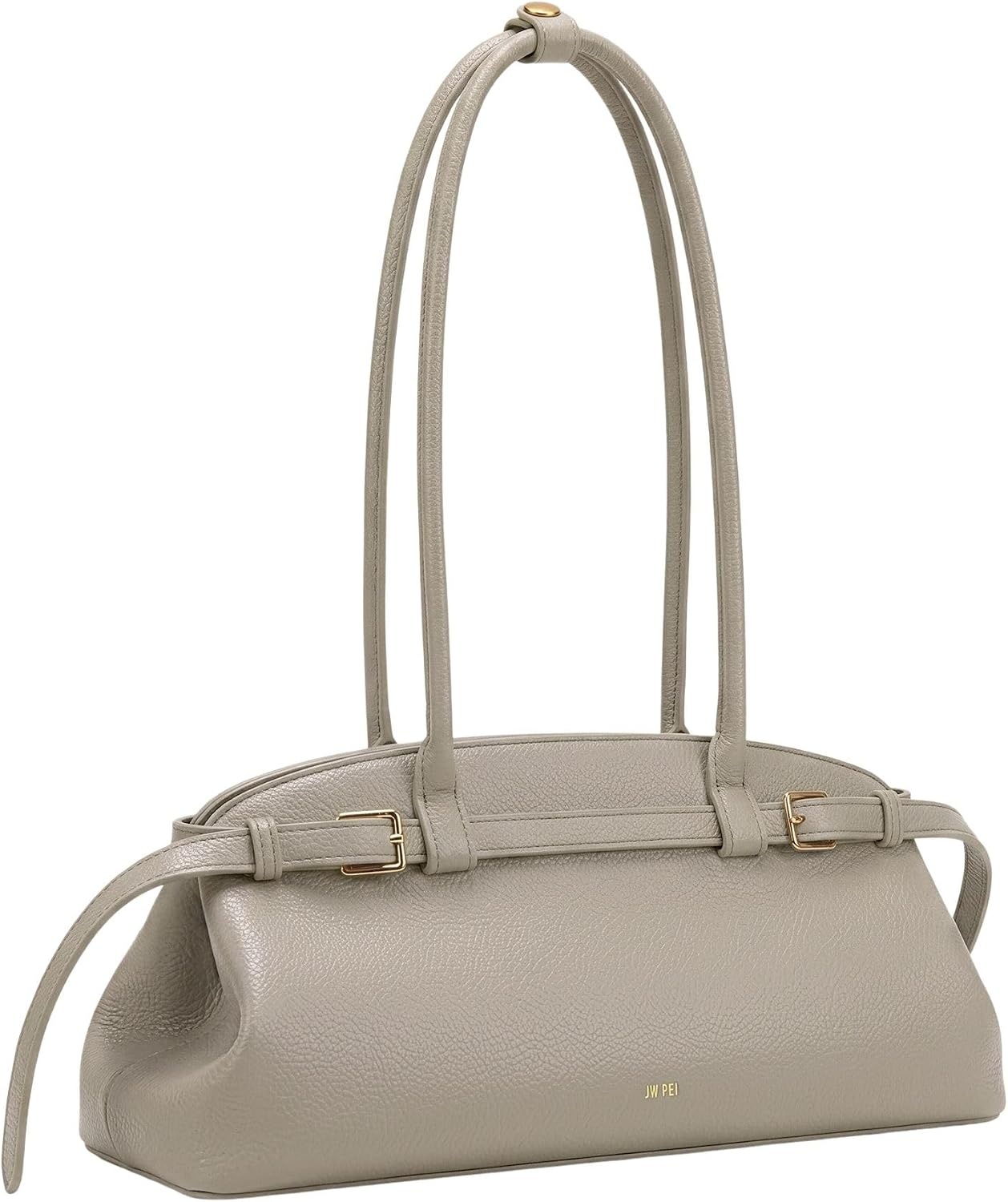 image:imageJW PEI Womens Arden Belt Detail EastWest Shoulder BagTaupe
