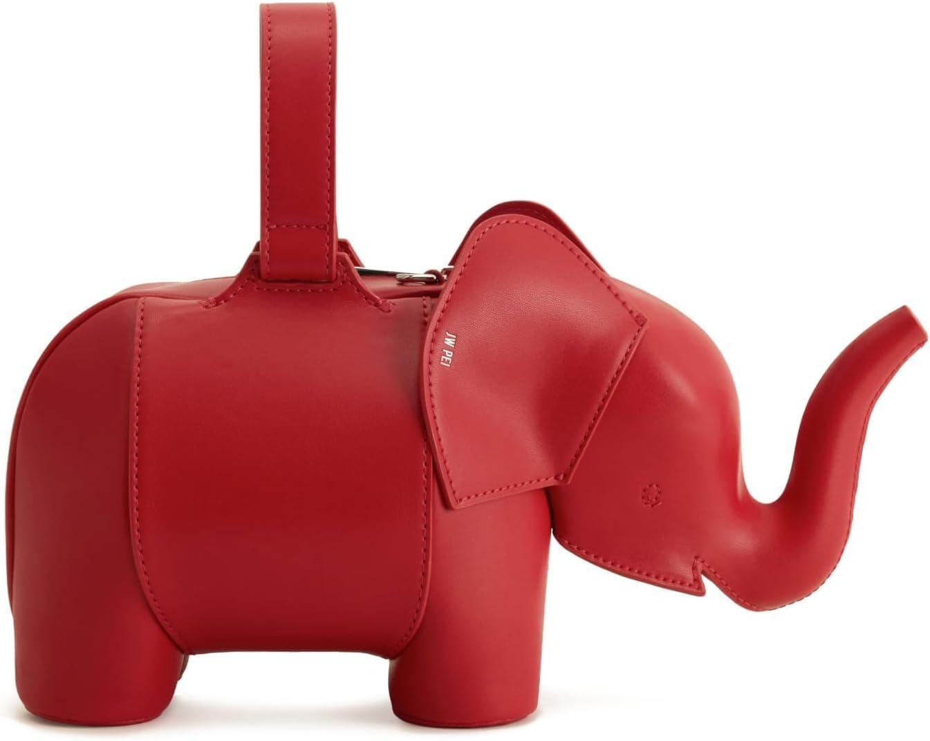 image:imageJW PEI Womens Claire Elephant Shaped HandbagRed