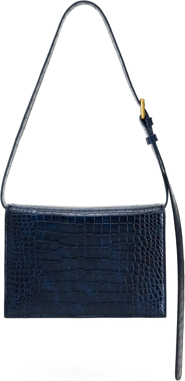 image:imageJW PEI Womens Clio Envelope Crossbody BagNavy Croc