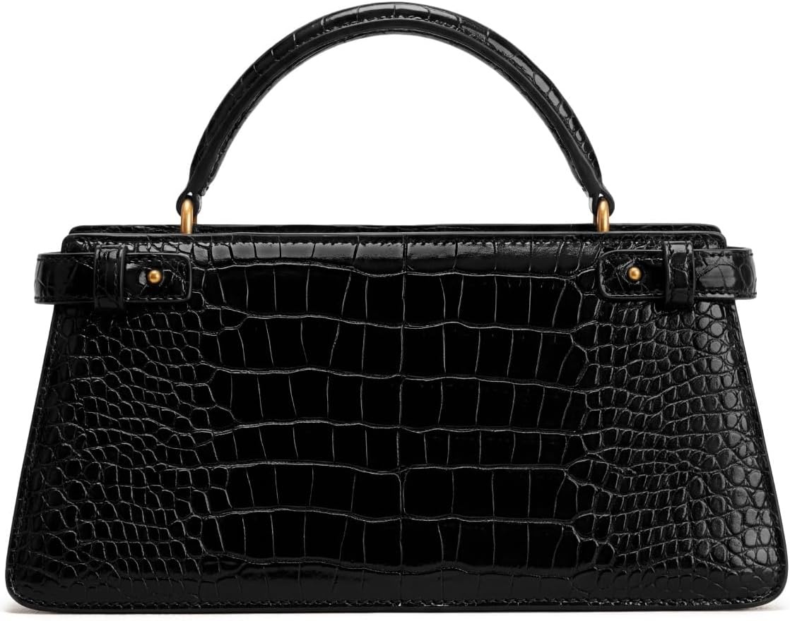 image:imageJW PEI Womens Elena Classic Top Handle BagBlack Croc