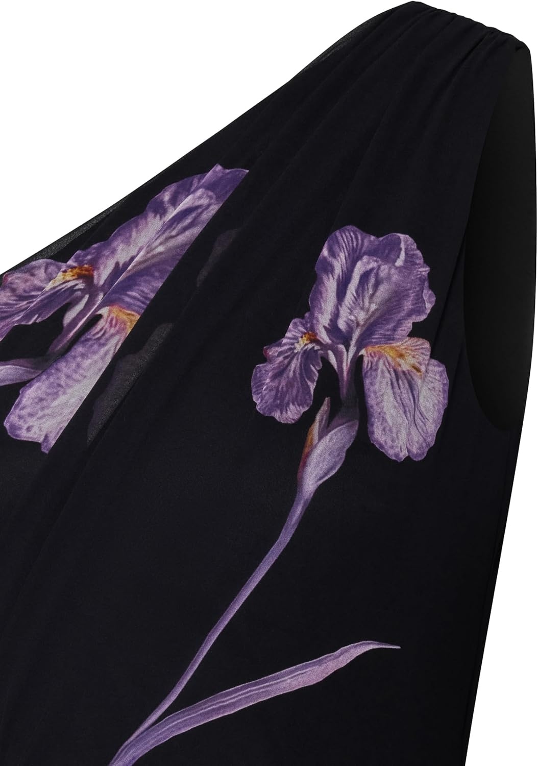 image:imageJW PEI Womens Floral One Shoulder Maxi DressBlack