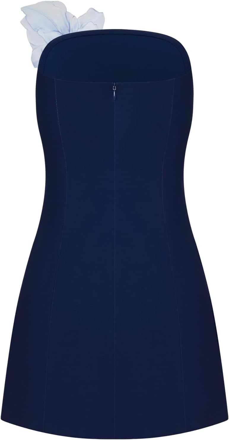 image:imageJW PEI Womens Floral Printed Mini DressNavy Blue