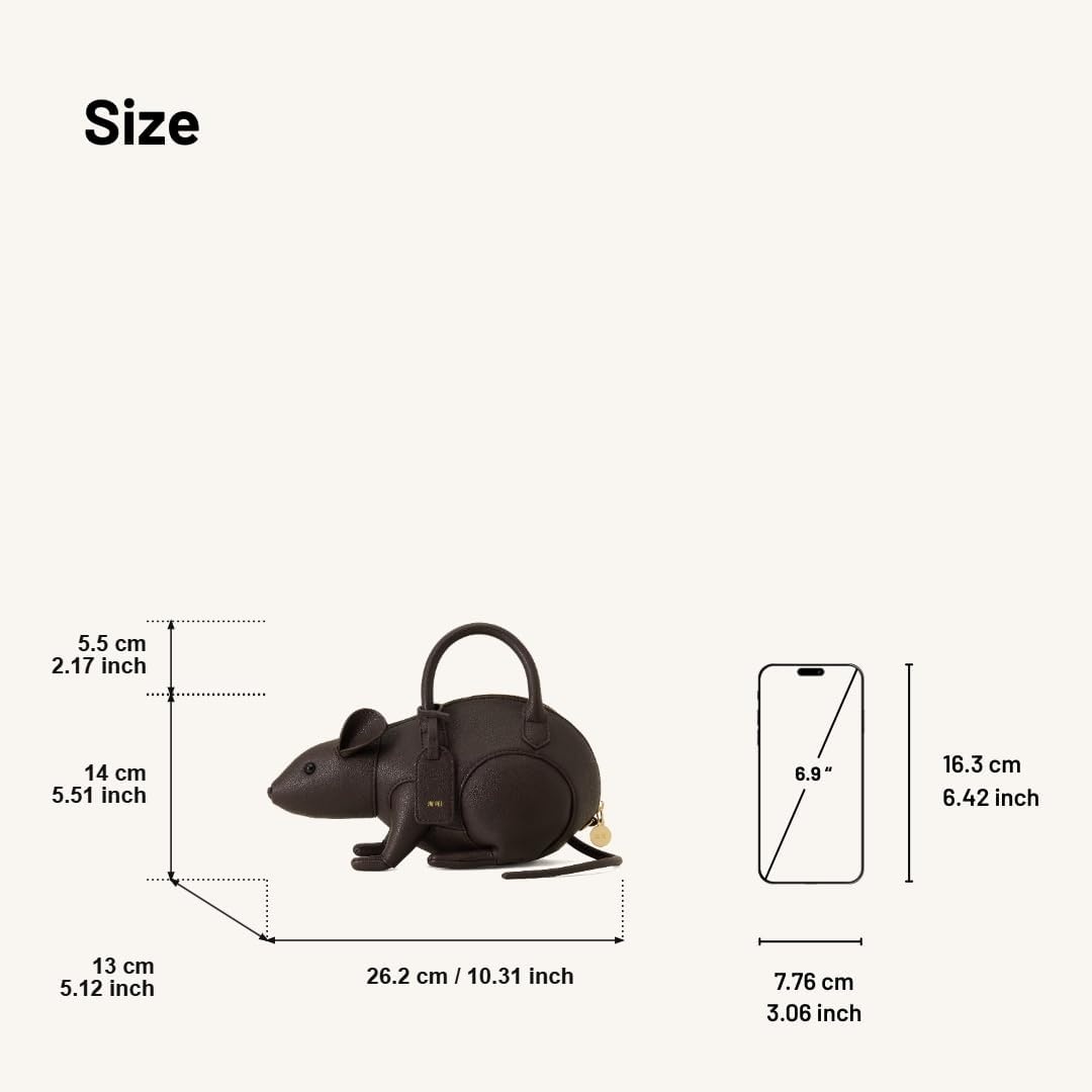 image:imageJW PEI Womens Mia Mouse Top Handle BagDark Brown