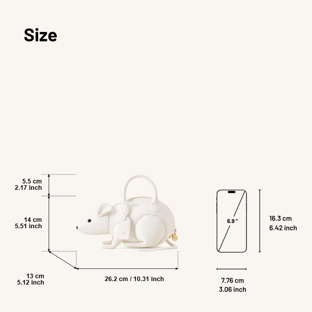 image:imageJW PEI Womens Mia Mouse Top Handle BagWhite