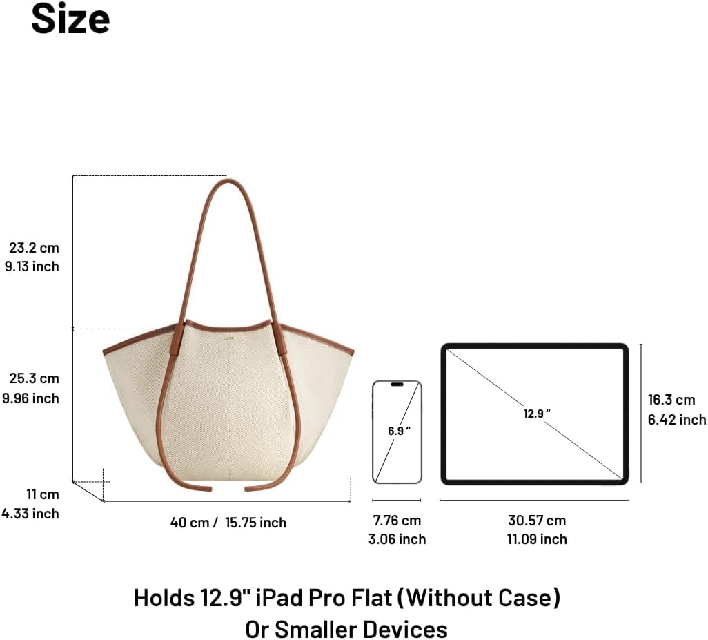 image:imageJW PEI Womens Nala Wide Tote BagBrown Canvas