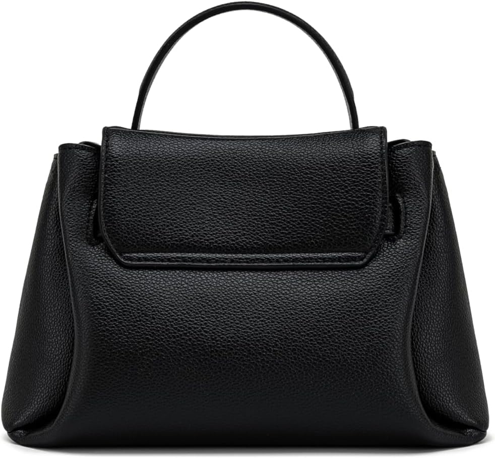 image:imageJW PEI Womens Rhea Small Pebbled Double Buckle Shoulder BagBlack
