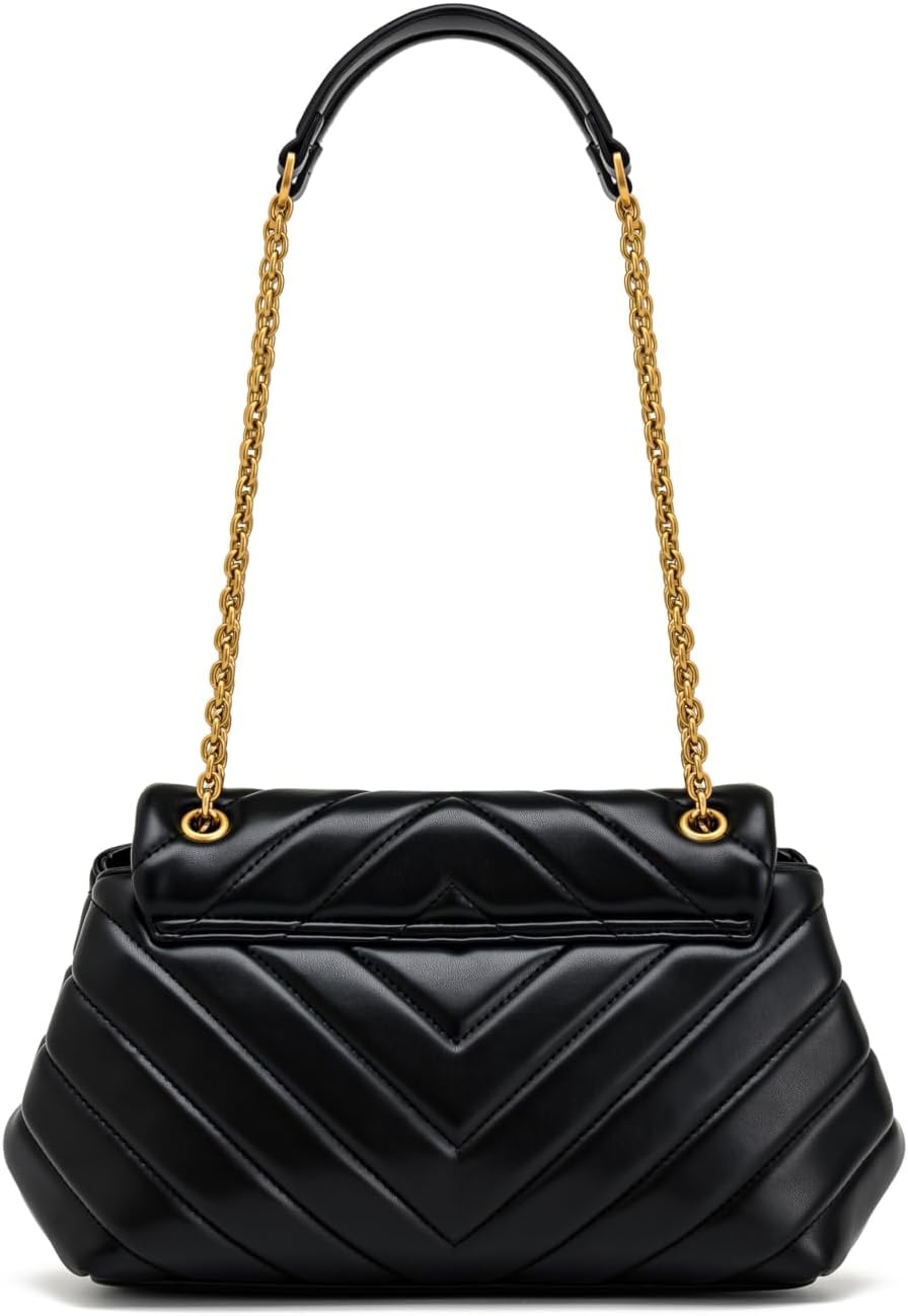 image:imageJW PEI Womens Valerie Chain Flap Shoulder BagBlack