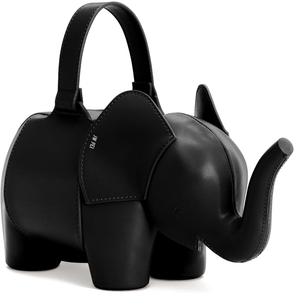 image:imageJW PEI Womens Claire Elephant Shaped HandbagBlack