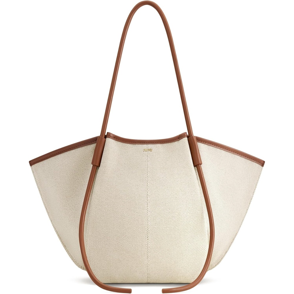 image:imageJW PEI Womens Nala Wide Tote BagBrown Canvas