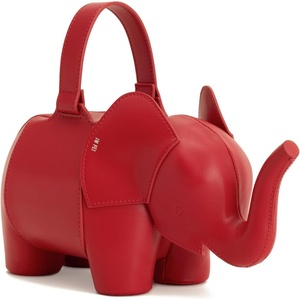 JW PEI Women’s Claire Elephant Shaped Handbag(Red)