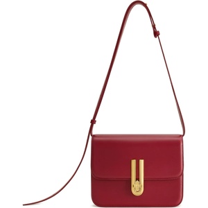 JW PEI Women’s Evania Lock Pebbled Shoulder Bag(Red)