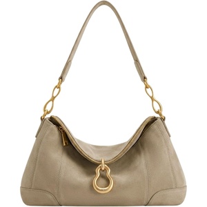 JW PEI Women’s Jayla Metal Pendant Embellished Shoulder Bag(Grey)