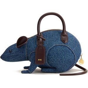 JW PEI Women’s Mia Mouse Top Handle Bag(Blue Denim)