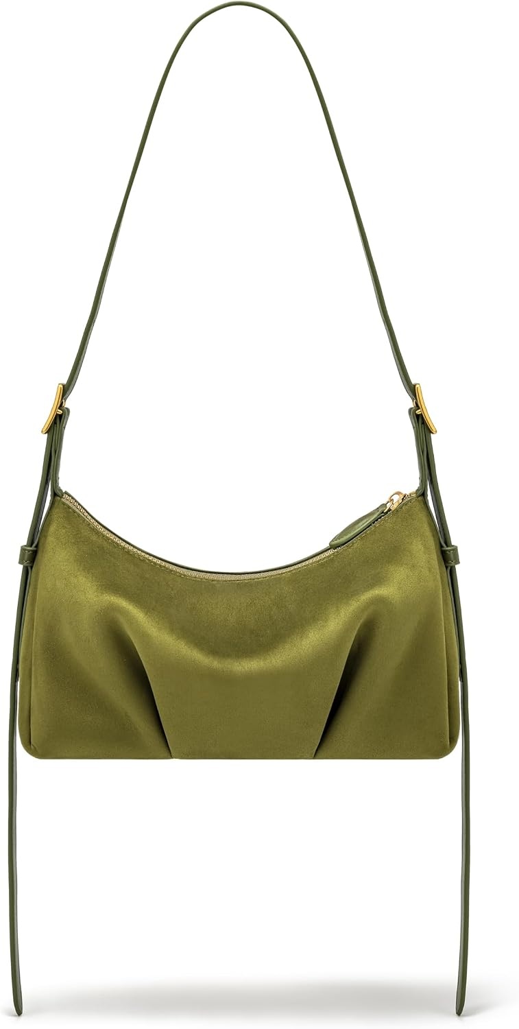 image:imageJW PEI Womens Loriette Faux Suede Crossbody BagOlive Green