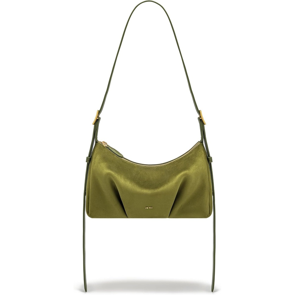 image:imageJW PEI Womens Loriette Faux Suede Crossbody BagOlive Green