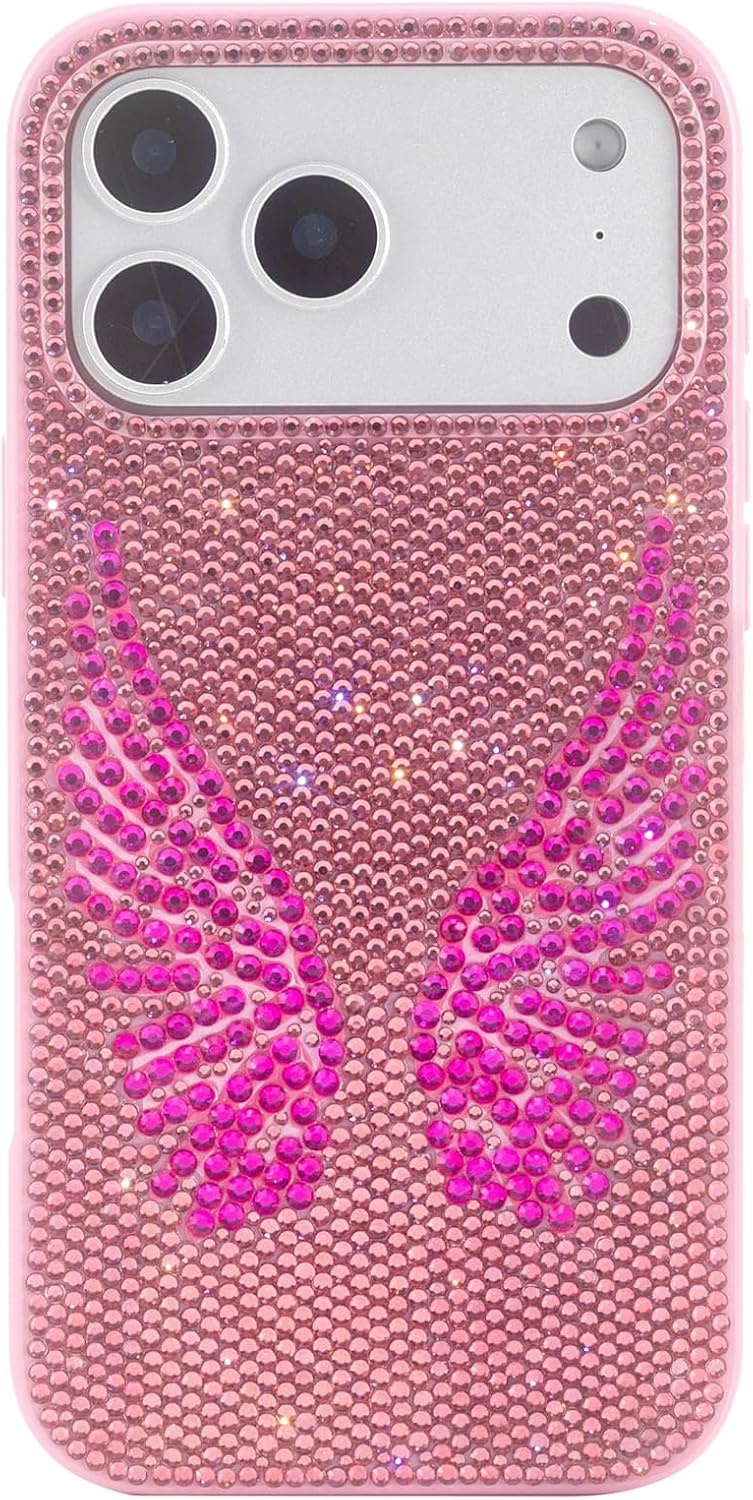 image:imageJW PEI So What Rhinestone Phone Case PinkAngel Wings Pink