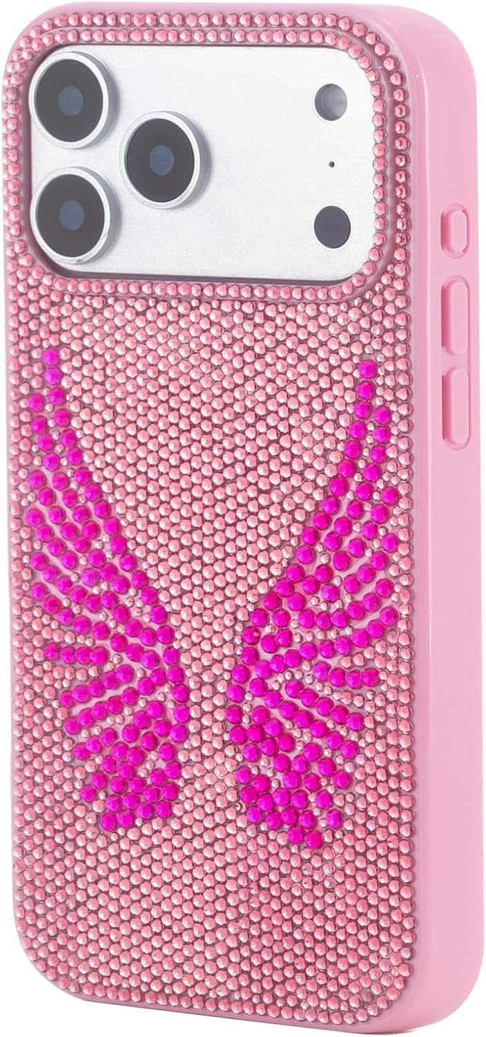 image:imageJW PEI So What Rhinestone Phone Case PinkAngel Wings Pink