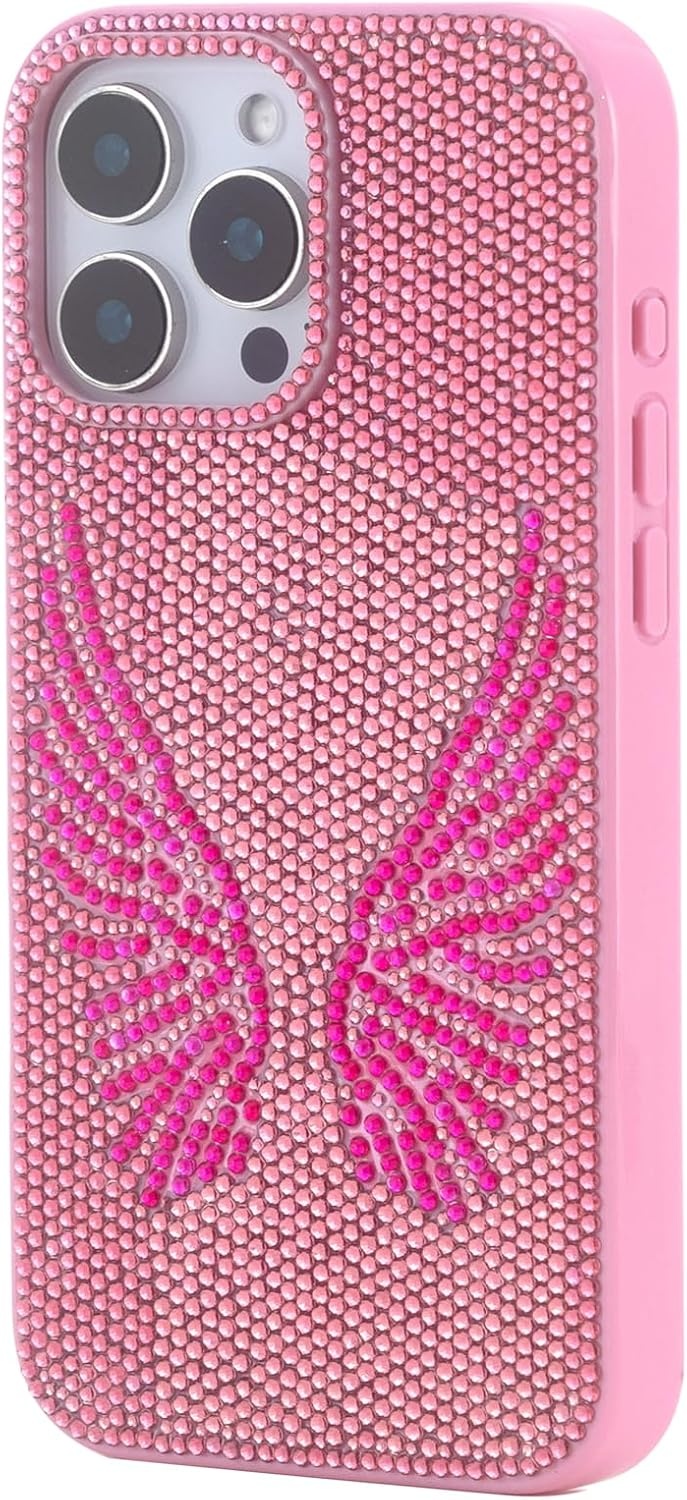 image:imageJW PEI So What Rhinestone Phone Case PinkAngel Wings Pink