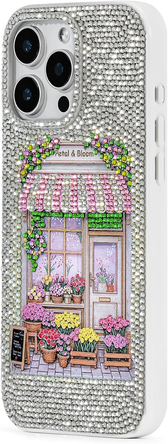 image:imageJW PEI So What Rhinestone Phone Case PinkEllie Floral Shoppe White