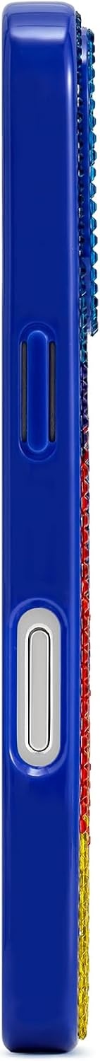 image:imageJW PEI So What Rhinestone Phone Case PinkFlame Pattern Blue