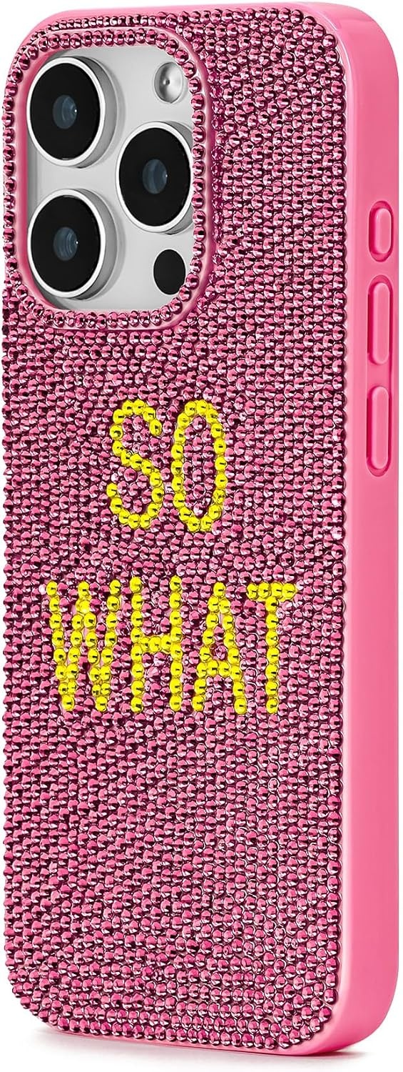 image:imageJW PEI So What Rhinestone Phone Case PinkSo What Pink