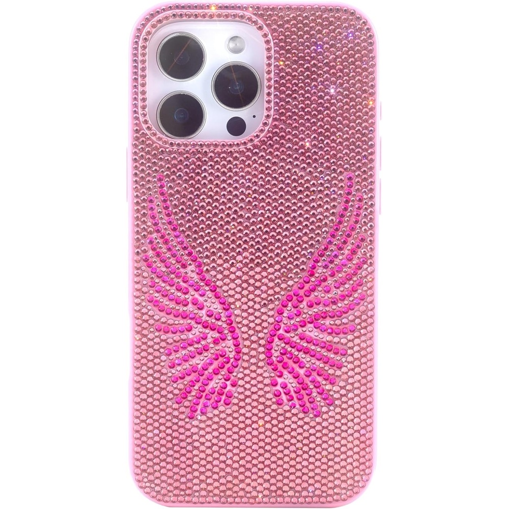 image:imageJW PEI So What Rhinestone Phone Case PinkAngel Wings Pink