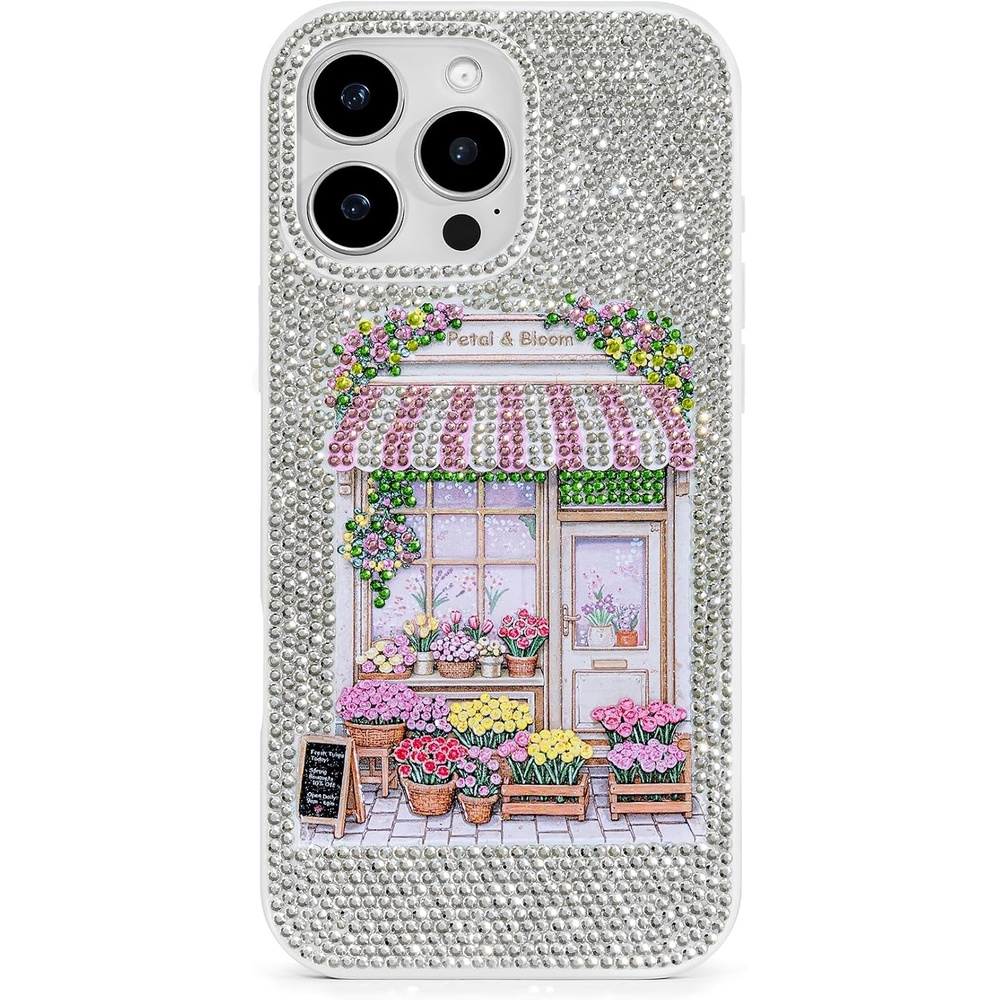 image:imageJW PEI So What Rhinestone Phone Case PinkEllie Floral Shoppe White