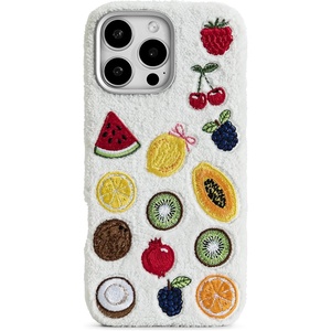 JW PEI Lemon Artificial Crystal Phone Case – Orange(Fruit Fiesta White)