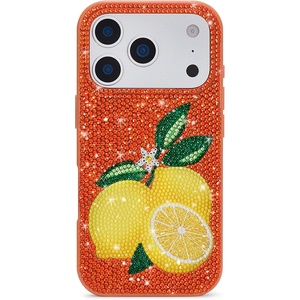 JW PEI Lemon Artificial Crystal Phone Case – Orange(Lemon Orange)
