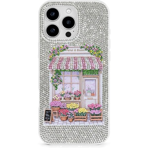 JW PEI So What Rhinestone Phone Case – Pink(Ellie Floral Shoppe White)