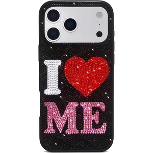 JW PEI So What Rhinestone Phone Case – Pink(I Love Me Black)